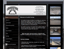 Tablet Screenshot of crossfirefencing.com